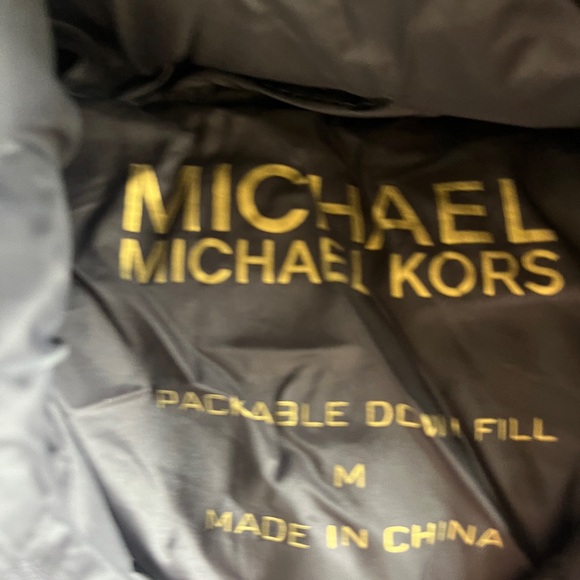 Michael Kors Black Puffer Jacket - Picture 3 of 3